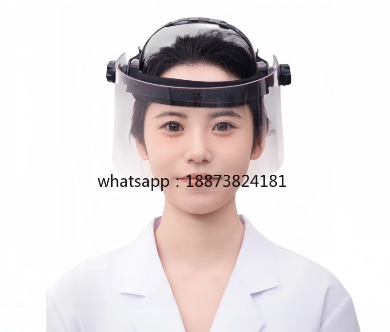 X-ray radiological protection 0.1mm lead glass face mask radioactive laboratory ionizing radiation protective face mask fast