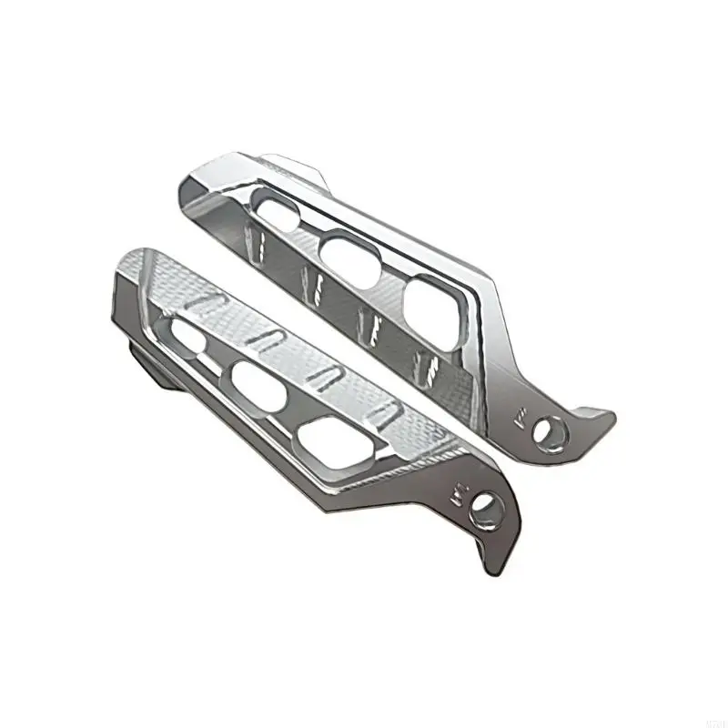 M76E Motorcycle Rear Step Side Cover Pair Foot Pegs for NMAX155 Rear Footrest Trim Replacement Work Detail Use