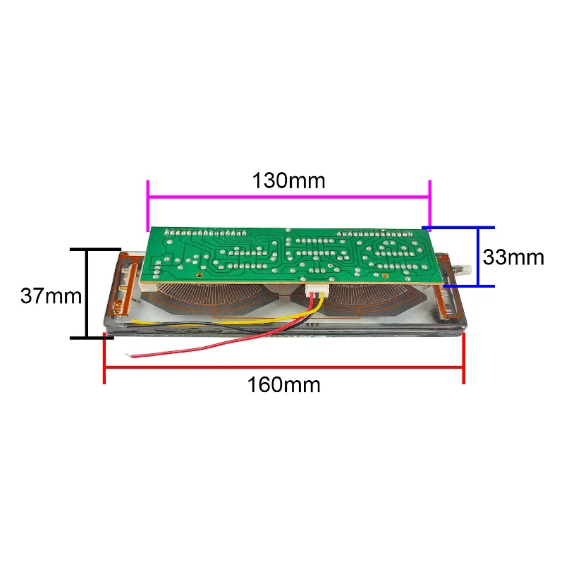 A Set VFD Amplifier Audio Stereo Fluorescent Display VU Meter DIY Music Level Indicator Dual-channel