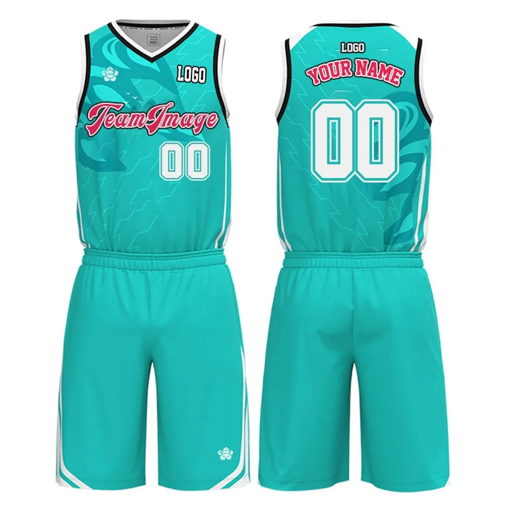 Newest Basketball Jerseys DIY Training Sports Competition Team Uniforms Wholesale Customized Sleeveless V-neck Men Women Student