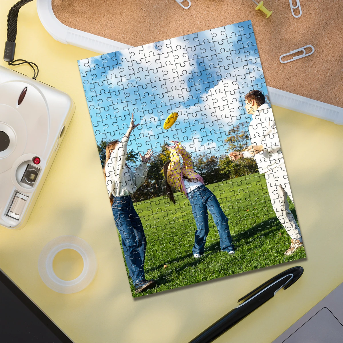 35/300/500/1000pcs Personalized Custom Photo Puzzle selfie Parent-Child Interactive Diy Assemble Game Toy