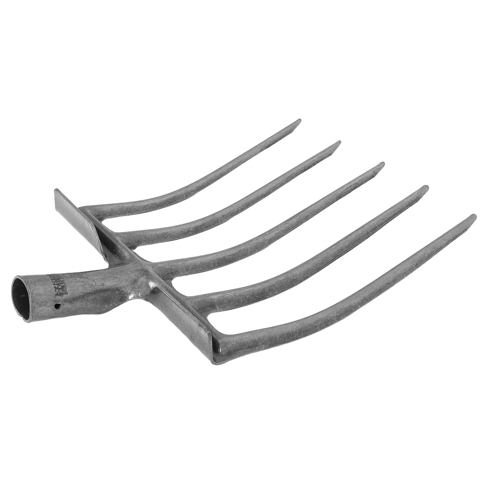 

4-Tooth Steel Agricultural Fork Head Durable Farm Soil Loosening Tool For Plowing Aeration Manure Removal Pitch Fork Replacement