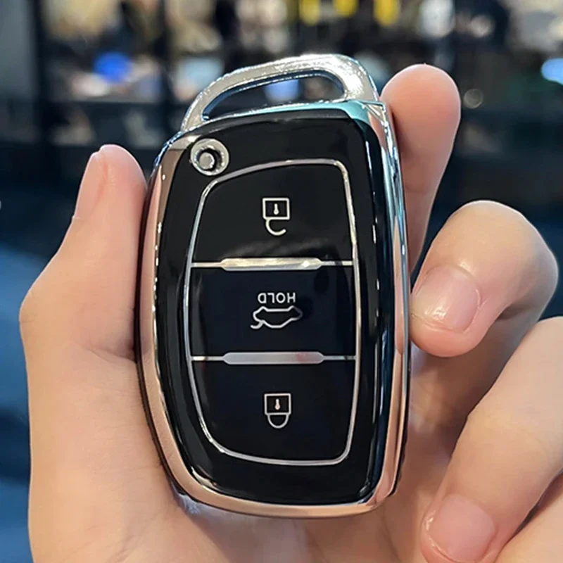 

3 4 кнопки чехол для автомобильного ключа из ТПУ для Hyundai ix35 i40 i20 i10 Tucson Elantra Creta Sonata Ioniq Accent Creata Smart Remote Fobs Cover