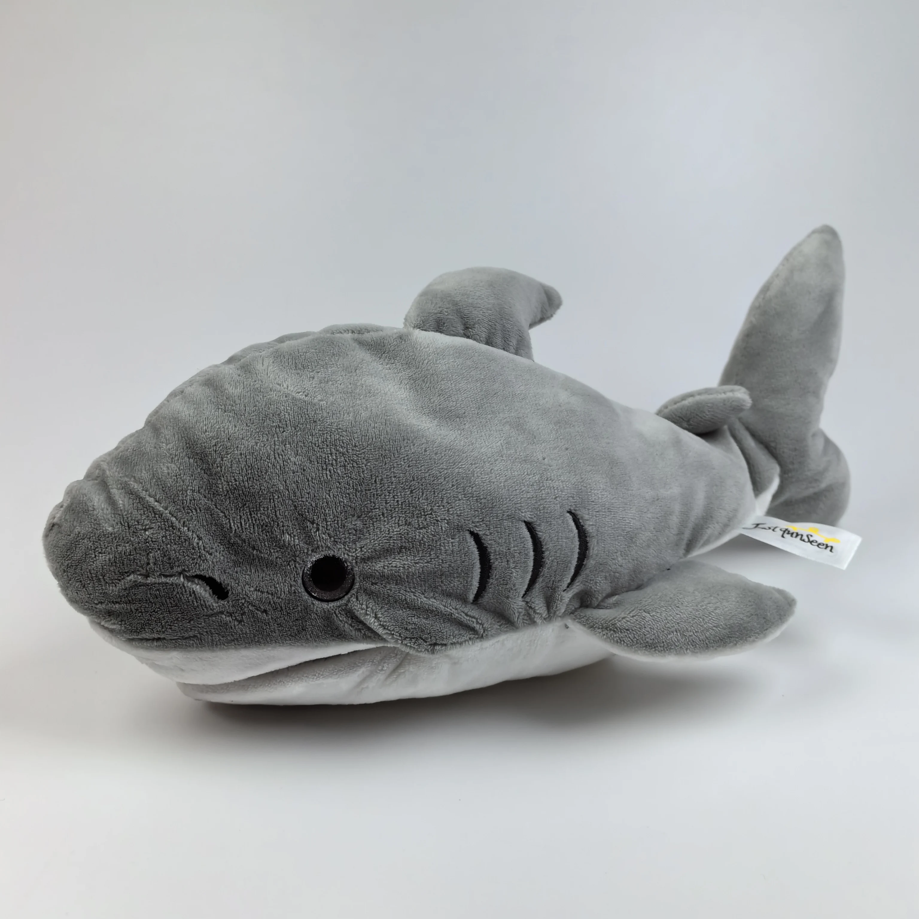 33cm Shark Puppet Show Story Telling Dolls giocattolo educativo Man-eater shark peluche burattini a mano animali marini di peluche