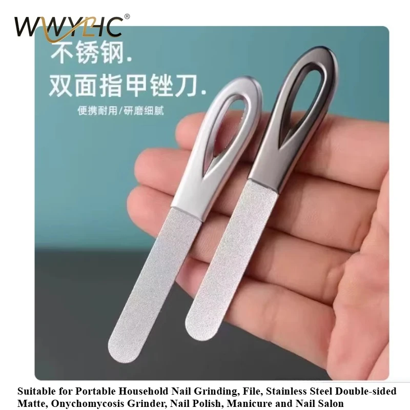 Suitable for Nail Sharpening File, Stainless Steel Double-sided Sanding, Grinder, Nail Polish