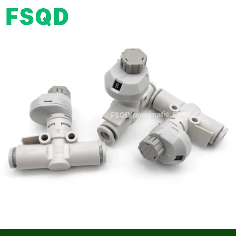 With Scales Speed Control Valve AS1002FS-04 AS1002FS-06 AS2002FS-04 AS2052FS-06 AS3002FS-08 AS4002FS-10 AS4002FS-12 AS-FS Series