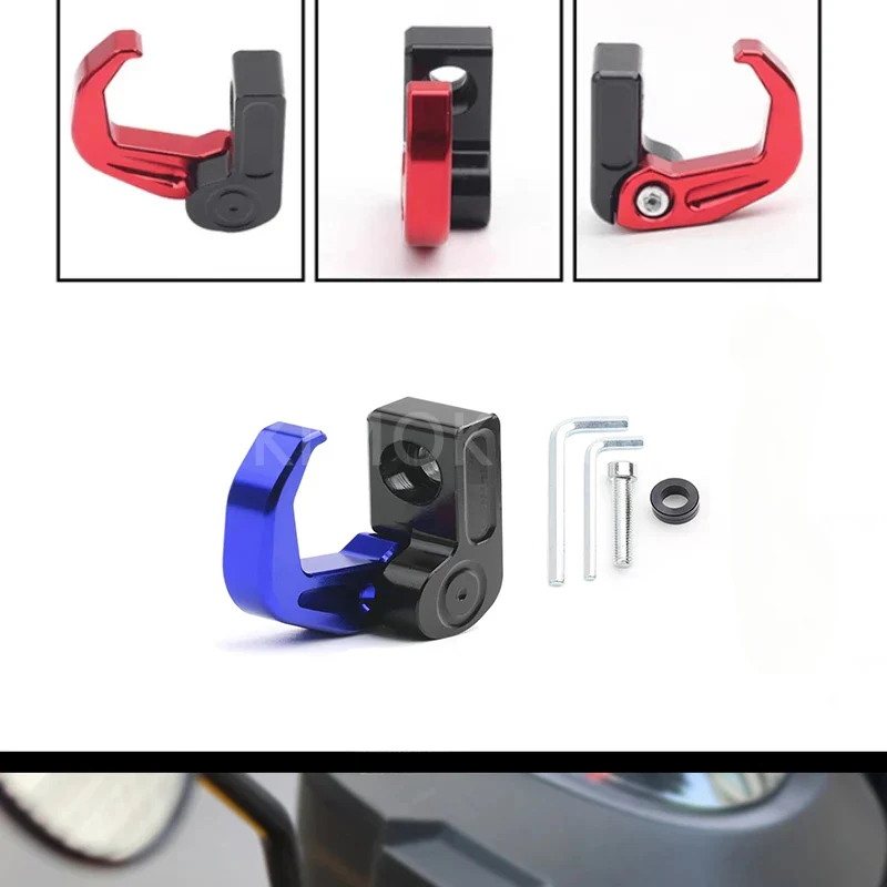 Motorcycle Aluminium Alloy Foldable Helmet Hook for Honda Ct125 Super Cub Cc110 Haojue Uhr150 Storage Cnc Odification Accessorie