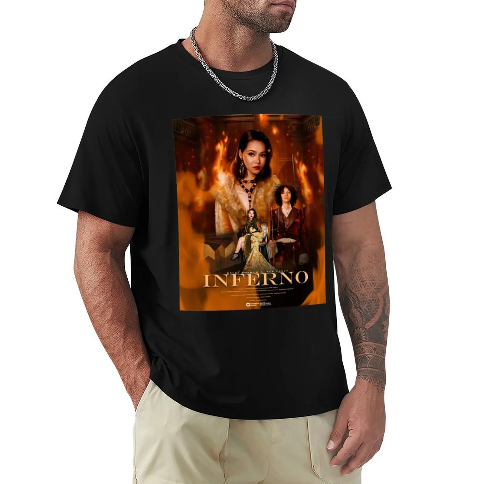 INFERNO (Sub Urban and Bella Poarch) Premium Scoop T-Shirt anime t shirts oversize T-Shirt