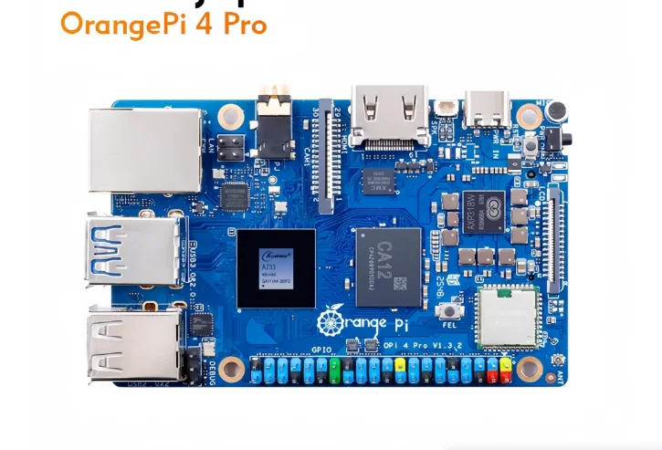 Development board for OrangePi4 Pro Allwinner A733CPU octa-core processor wifi bluetooth LPDDR5