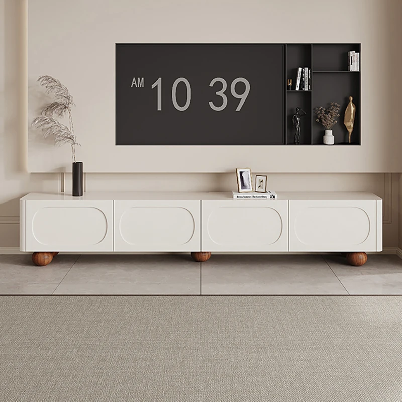 Display Storage With Drawers Tv Stand Modern Trendy Elegant Luxury Tv Cabinet Minimalist Premium Meuble Tv Living Room Furniture