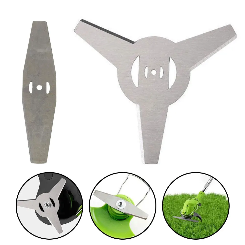 

Lawn Mower Saw Blade Agriculture Parts Replacement 150mm*5mm 2pcs Accessories Metal Grass String Mower Fittings