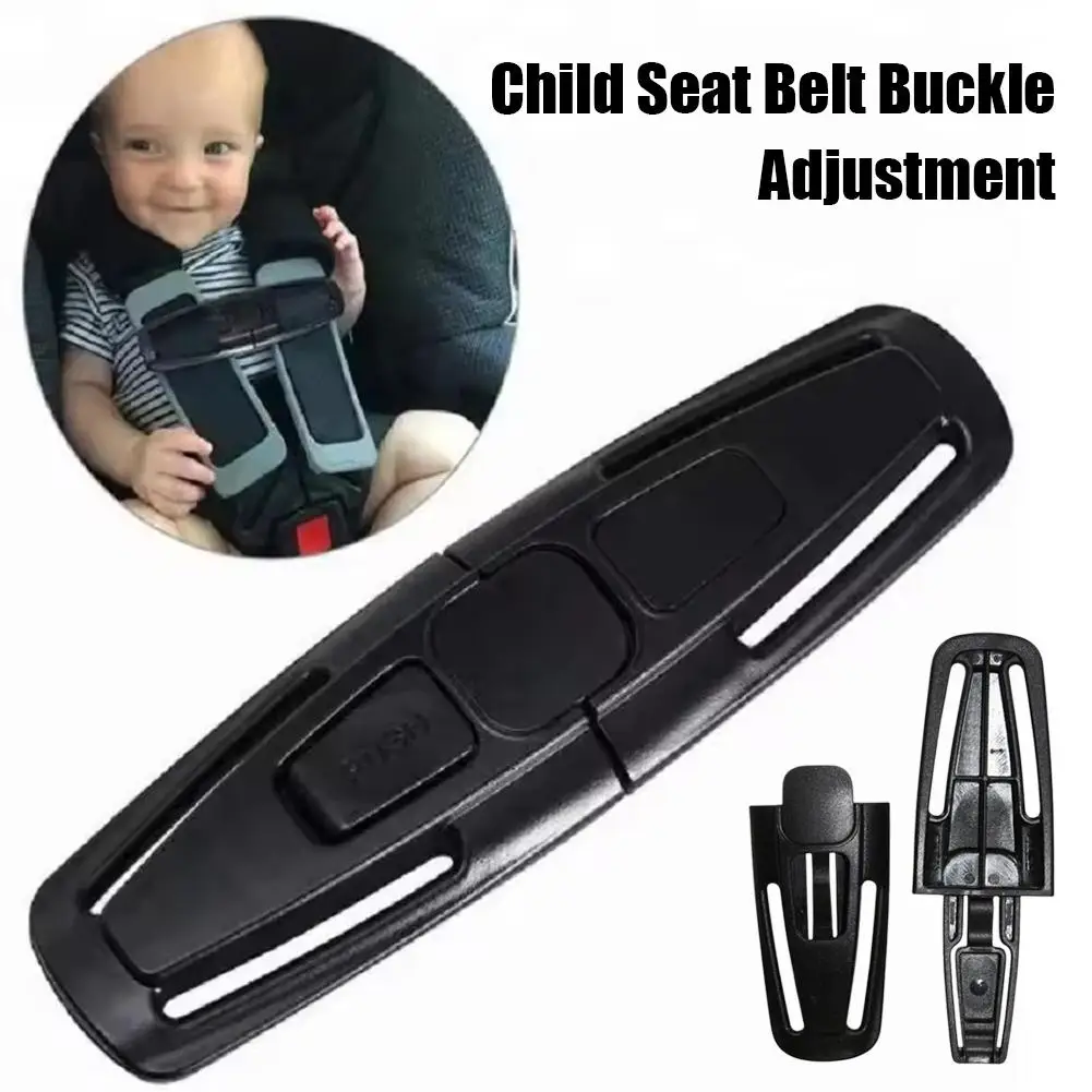 Car Child Safety Seat Strap Clip Buckle Chest Harness Clip Non-Slip Safe Locking Buckle For Toddler Baby Auto Travel Accessories