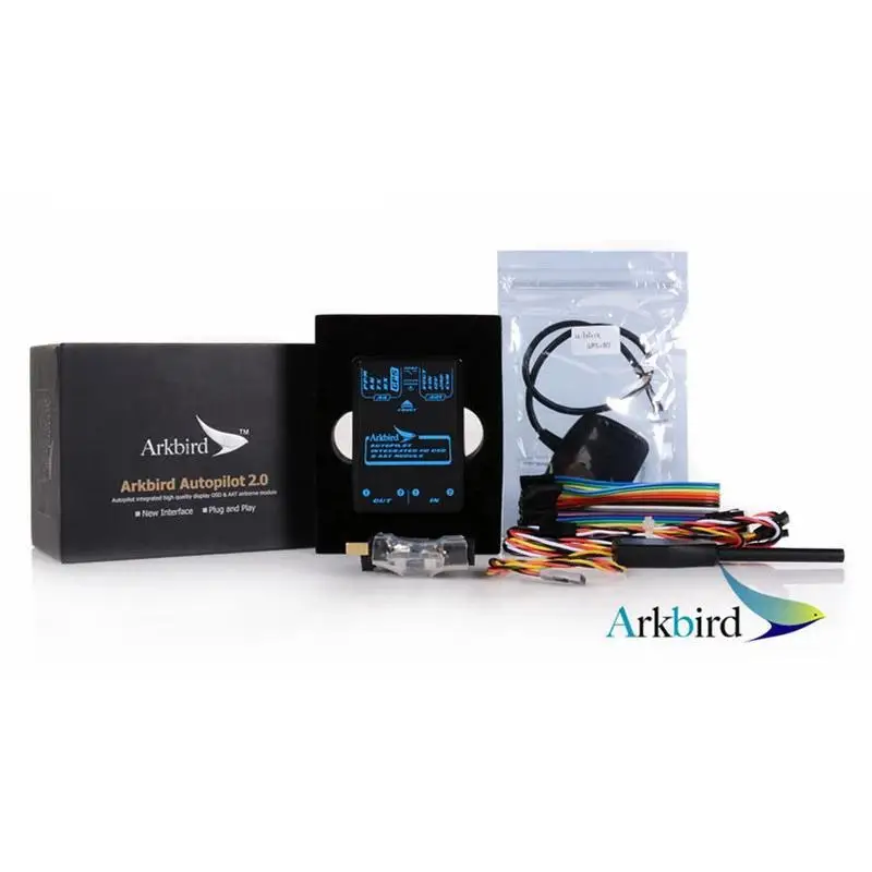 

Arkbird 2.0 With OSD FPV Autopilot Flight Controller System with M8N GPS Current Sensor/Galvanometer Airspeed Meter Full Set Cab