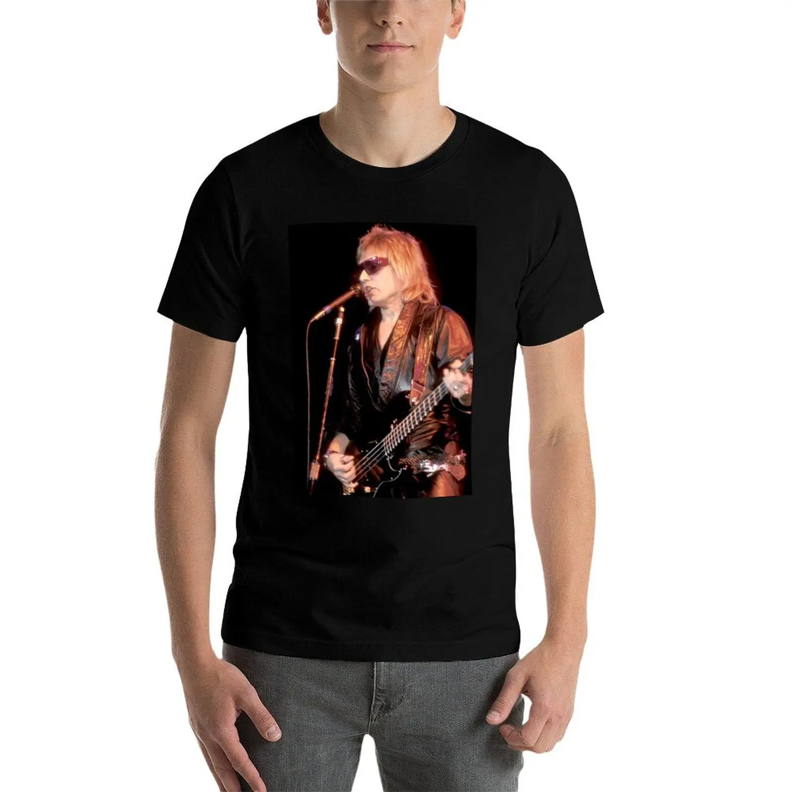 

Benjamin Orr The Cars photographs T-Shirt t shirts for man pack cotton t shirts for man graphic funny T-Shirt