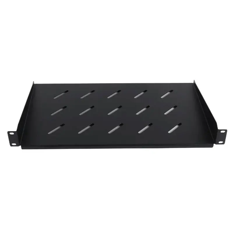 Vented 1U Rack Mount Cantilever Server Shelf Tray For 19Inch For Network Equipment Cabinet