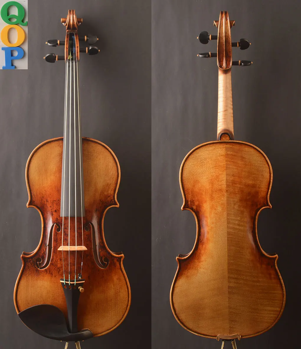 

Yitamusic!Master tone! Oil anti !A Guarnieri 'del Gesu' 1744 "Ole bull"Violin!M20+