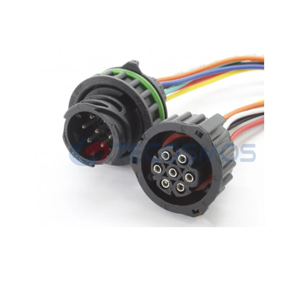 

1/5/10 комплект для 7-контактного автомобильного круглого водонепроницаемого датчика давления, автоматический разъем 1718230-1 0090-697