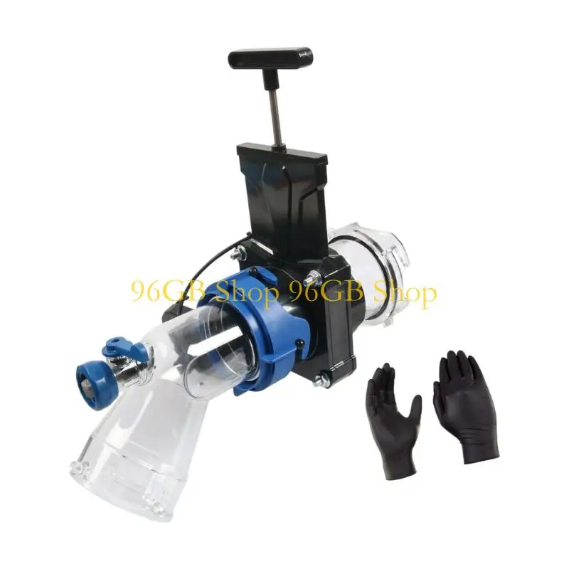 96GB RVs Rinser Sewage Flush Adapter 45 Degree Attachment Plastic Fitting For Waste Pipe Connection