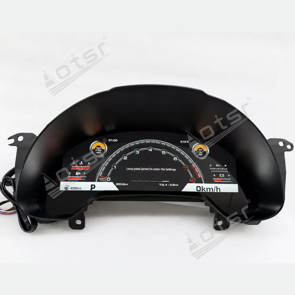 Car LCD Digital Cluster For Chevrolet Corvette C6 2005‑2013 Dashboard Virtual Cockpit Instrument Auto Speed Meter Ai HD Screen