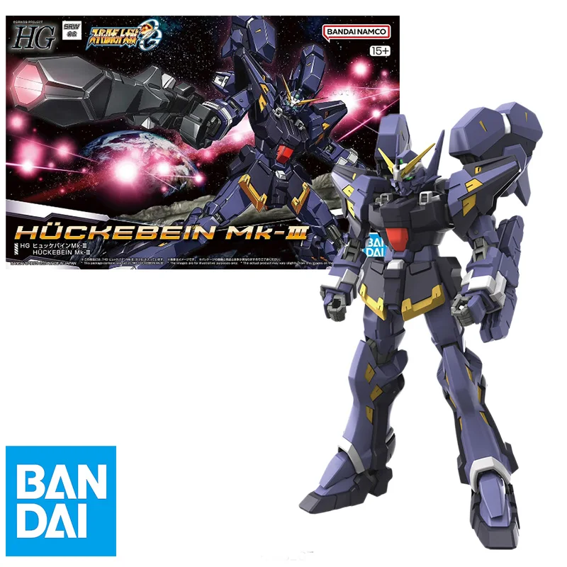 

Bandai Hobby Gundam HG 1/144 Super Robot Wars HUCKEBEIN MK 3 Anime Action Figure Assembled Model Kit Toy Gift for kid