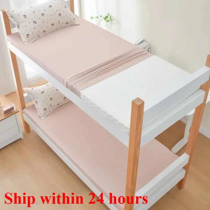

2025 printed college student mattress cover cotton baby velvet mattress cover dormitory mattress cover