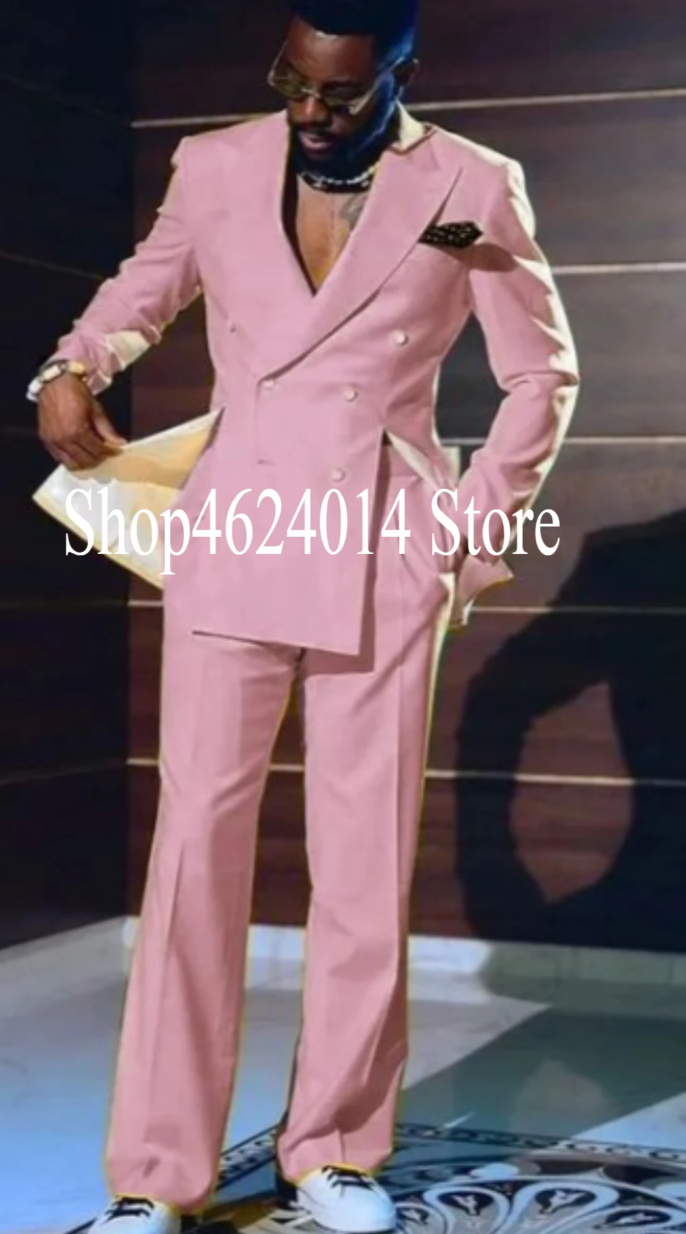2025 Classic Men's Suit Mens Suit One Button Wedding Suits Groom Tuxedos Groomsmen Suit Best Men Costume Homme 2PCS