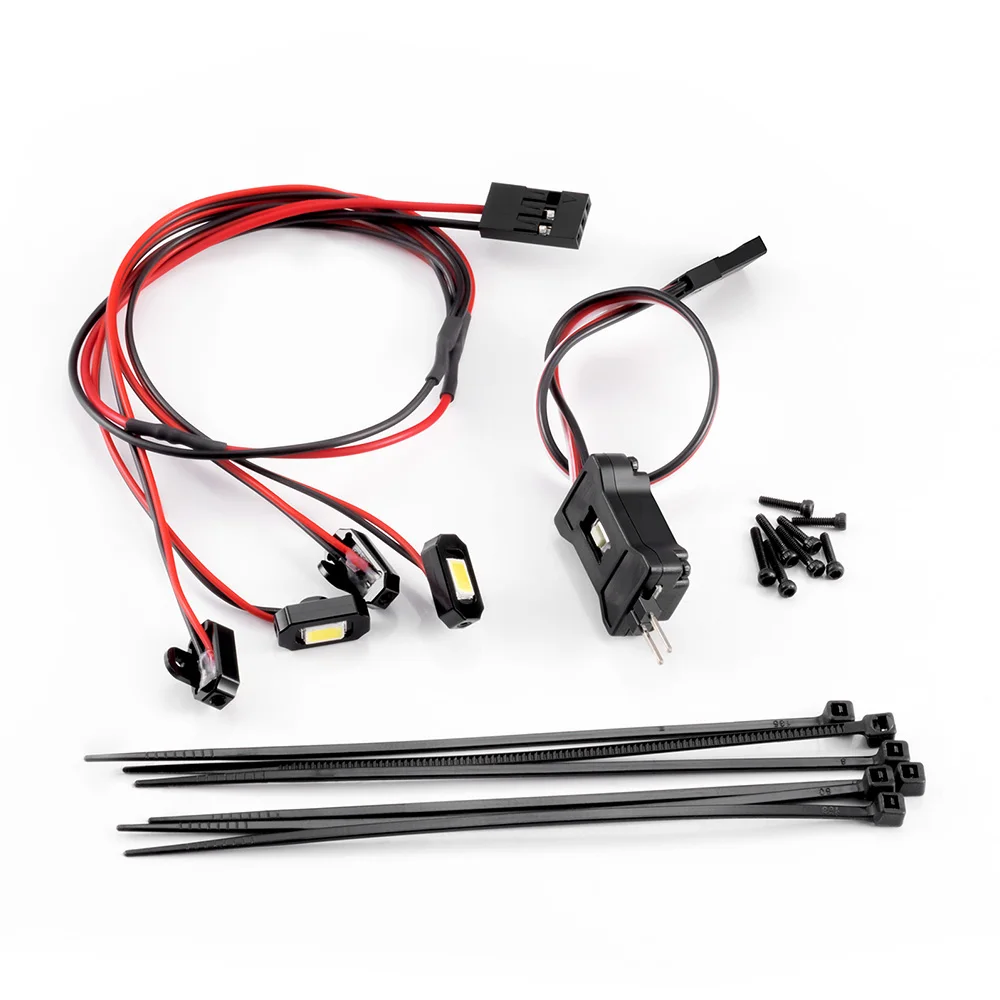 AXSPEED M1.4/M2 Chassis Light Lamp for FCX18 Redcat Ascent TRX-4M 1/18 FCX24 Axial SCX24 1/24 RC Car Upgrade Parts Accessories