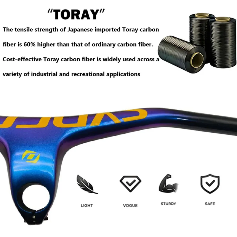 Syncros Carbon Fiber Integrated MTB Handlebar 28.6mm -17 Degree 60-100mm Bike Accessories - view 6