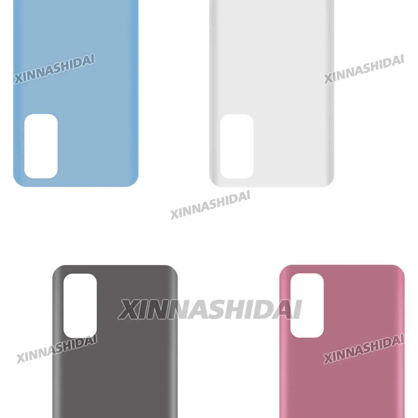 For Samsung Galaxy S20 G980F Glass Panel Battery Back Cover Housing Panel With Camera Glass image 4