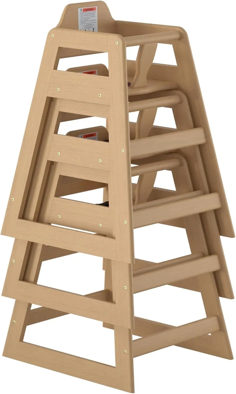 Trona de madera para bebés y niños pequeños, viaje portátil, trona de madera para restaurante a mesa, asiento plegable para niña y Bo