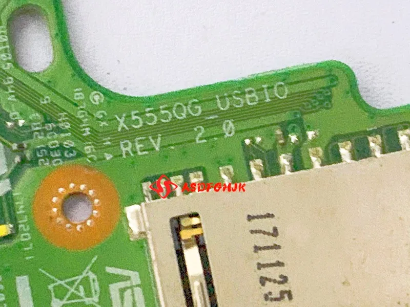 For Asus X555 X555L X555LD X555LD_IO X555D X555DG X555QG X555Q USB AUDIO CARD READER BOARD WITH CABLE