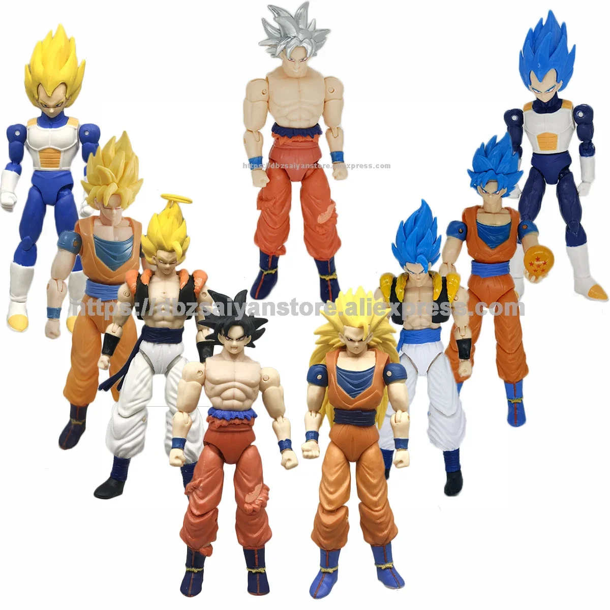 Dragon Ball Super Goku Mystery Box Figure Action Figures  Blind Box Anime Figurine Pvc Lucky Box Collectible Model Toys Gifts