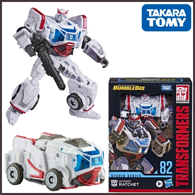 Takara Tomy Transformers-Robot de acción, serie SS, número ordinario, SS-82, Clase D, ambulancia (BB), regalos de cumpleaños coleccionables