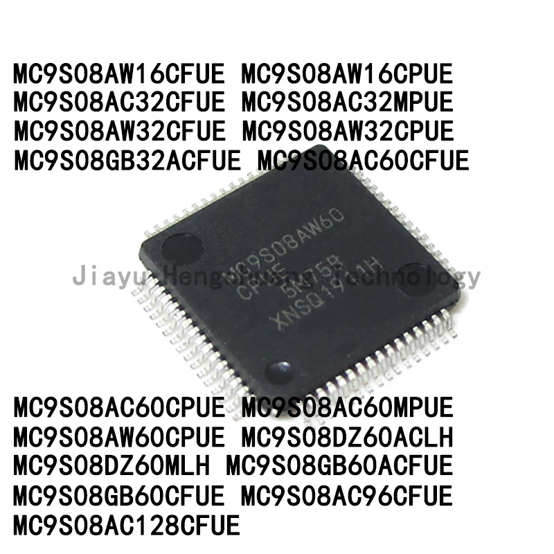 1PCS MC9S08AW60CPUE MC9S08 8bit 16CFUE CPUE AC32CFUE MPUE DZ60ACLH CPUE ACFUE 60CFUE AC60CPUE MLH GB60ACFUE AC96 128CFUE QFP MCU