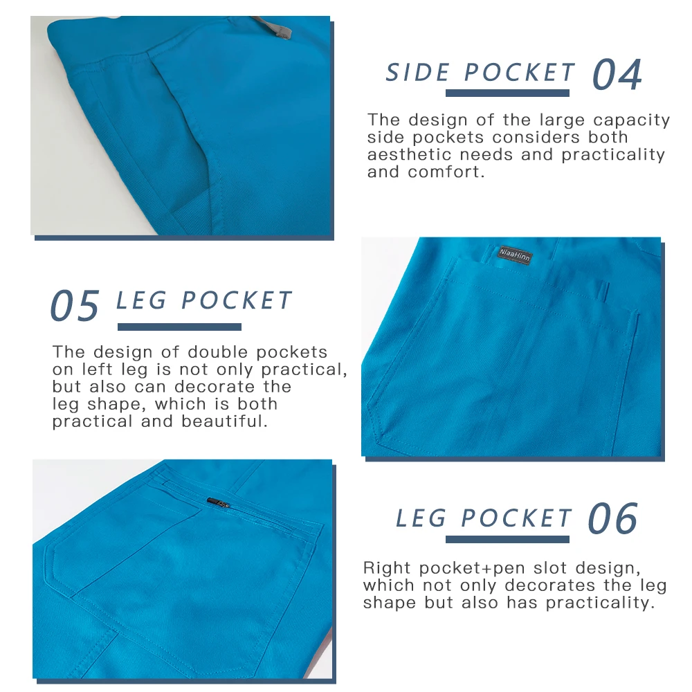 Uniforme da infermiera Donna Uomo Medico ospedaliero Abiti da lavoro Infermieristica medica Top Pantaloni da jogging Uniformi da officina per animali domestici Abbigliamento da lavoro SPA di bellezza