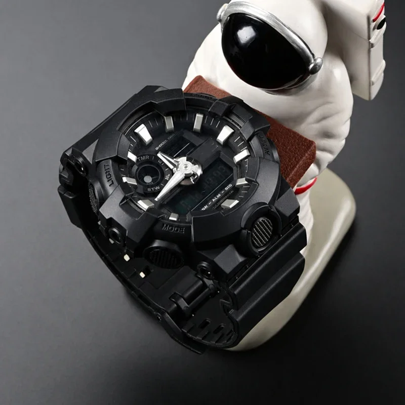 Resin Watch Strap Case Bezel for Casio G-SHOCK GA-700/710/735 Men Sport Waterproof TPU Rubber Protective Case Watch Band Kit