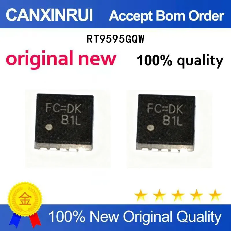 (5-100 Pieces) New stock RT9595GWW RT9595 silk screen FC=DK FC=CD FC=QFN10