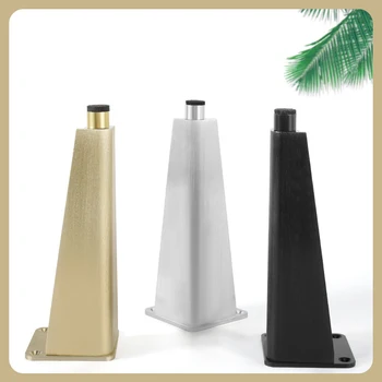 อะลูมินัมอัลลอยขาอุปกรณ์เหล็กเครื่องตกแต่งบ้านปรับได้ป้องกันสนิมสำหรับตู้วางทีวีโซฟาโต๊ะกาแฟ