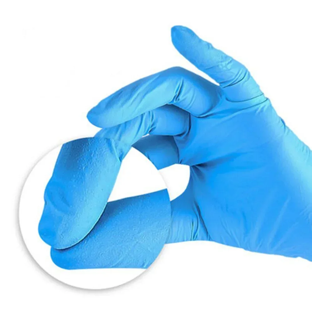20/100pcs Disposable Gloves Household Protective Gloves For Home Cleaning Food Industry Pure Nitrile Gloves S M L Latex