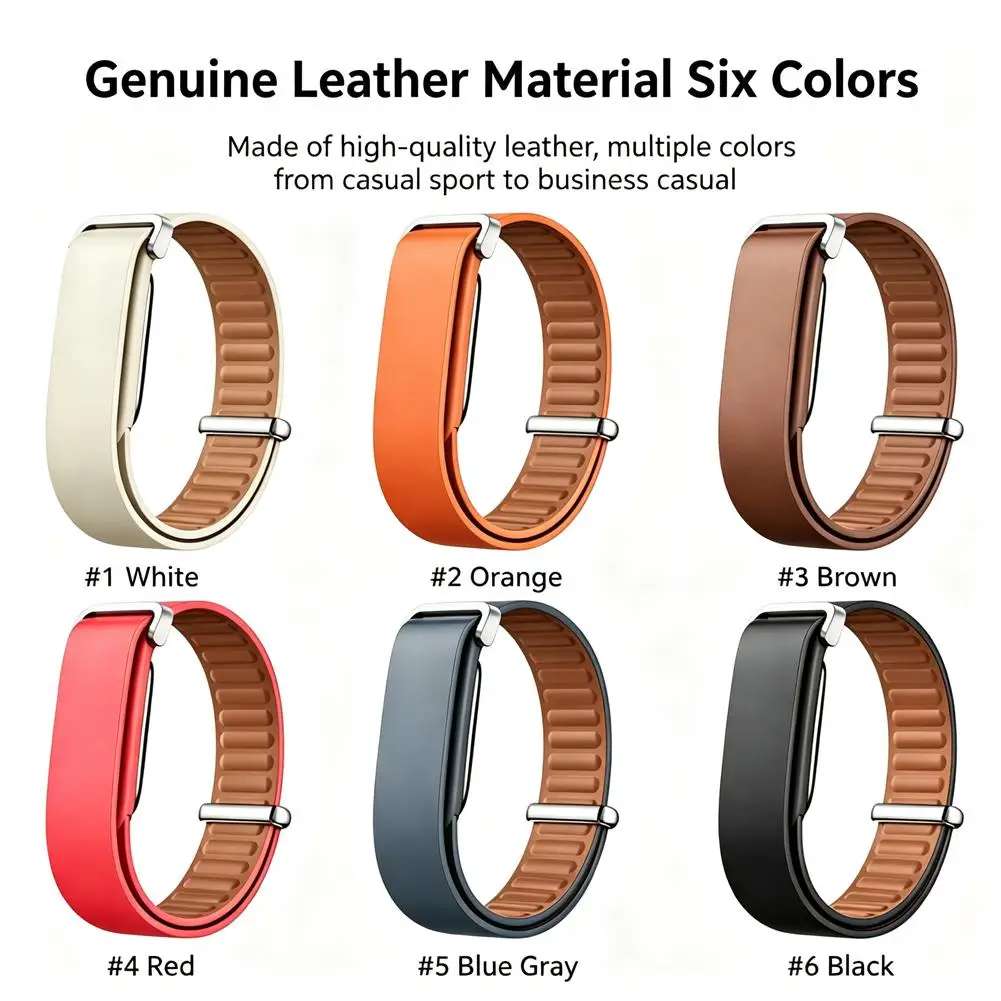 Für Google Fitbit Air Lederarmband Verstellbare Komfortable Ersatz-Uhrenarmbänder für Smartwatch – Detail 15