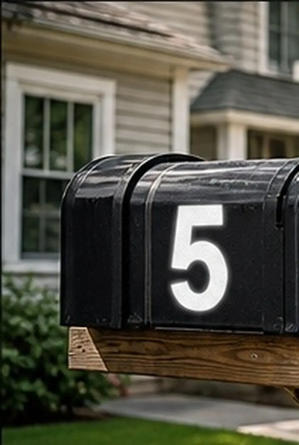 5Sets Reflective Number Stickers Strong Adhesion Waterproof Pet Material Mailbox Numbers for Outside House Sign Wall Truck