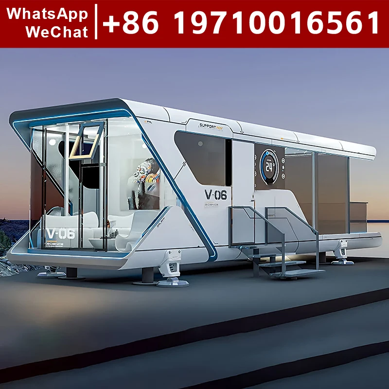 Luxury Sleeping Space Capsule Mobile Tiny House High End Prefab House Shop for Sale Capsule Hotel