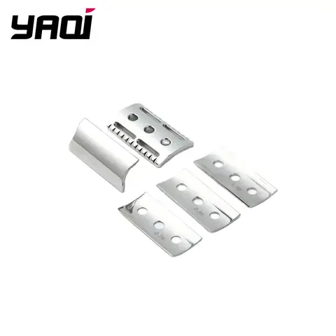 YAQI Trifecta 조정 가능한 316 스테인레스 스틸 광택 안전 면도기 헤드, 다양한 블레이드 갭