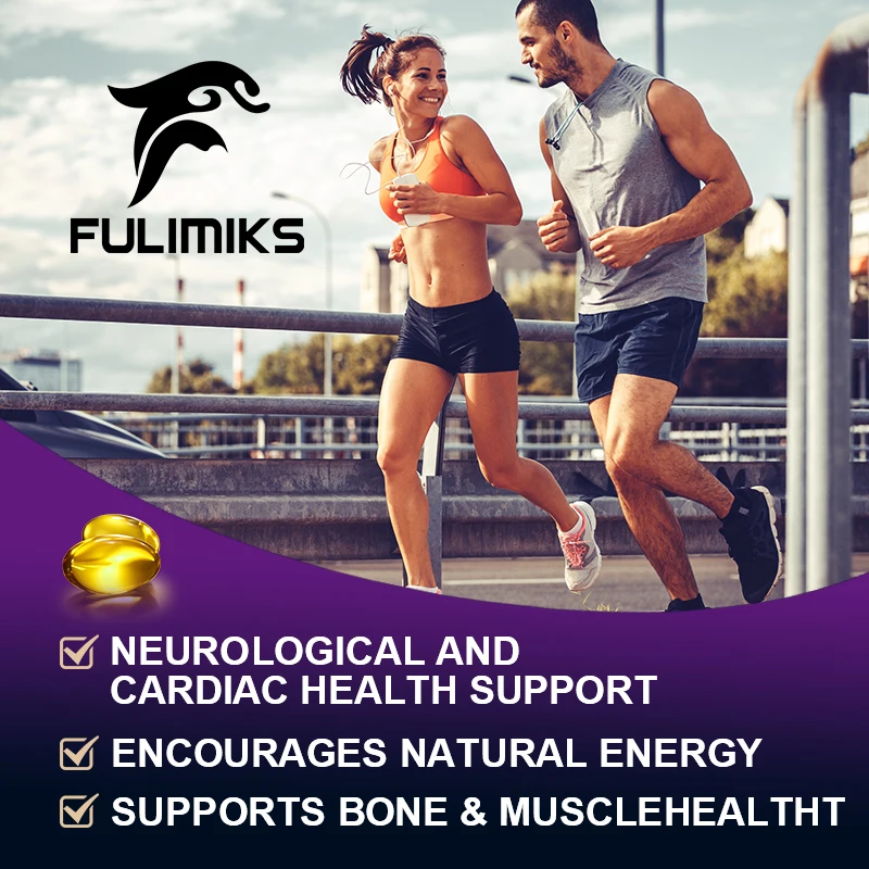 FULIMIKS Magnesium Citrate Supplement, Supports Muscle & Bone Health, Relaxation, Cardiovascular Function, for Adults