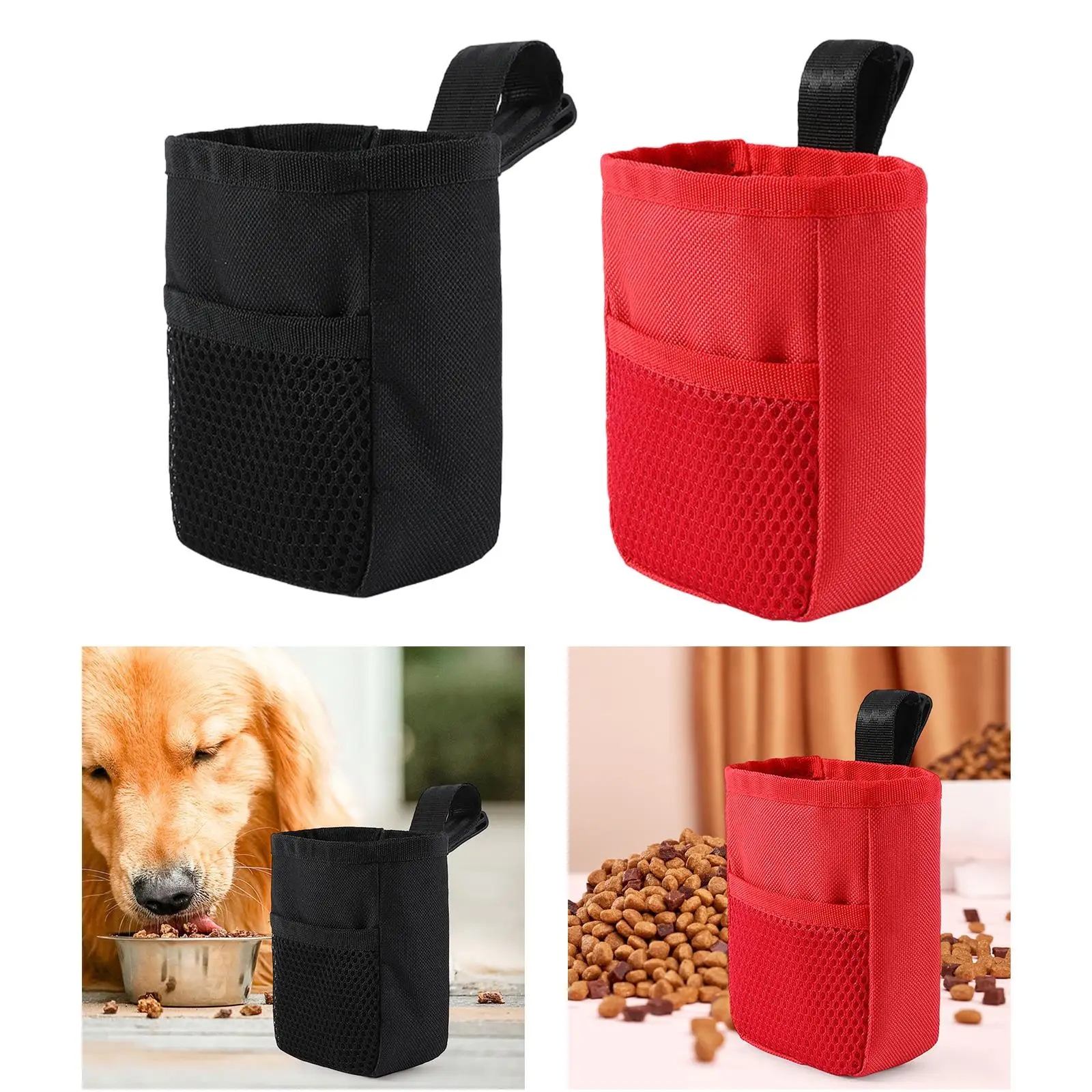 Bolsa para golosinas para perros, bolsa para caminar para perros, bolsa para golosinas para cachorros, riñonera multifunción, riñonera para