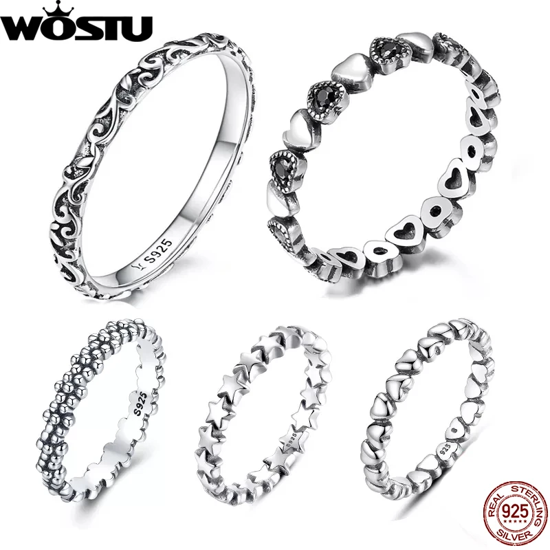 Sterling Silver Stackable Ring Women