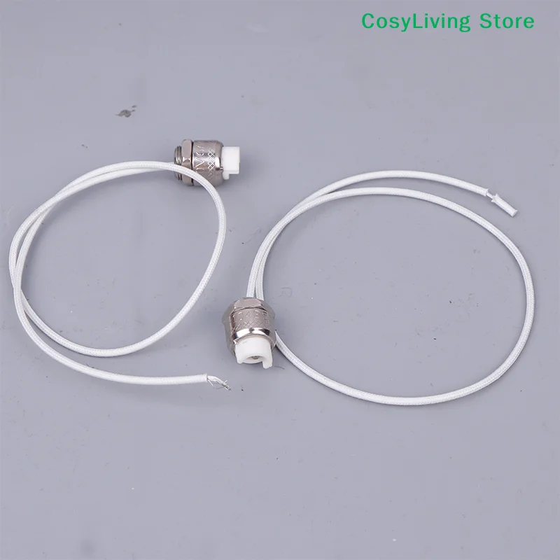 2Pcs Silver R7S Ceramic Lamp Holder For LED Lighting Lamp Tube Heating Tube Test Machine Head Lamp Tube Holder