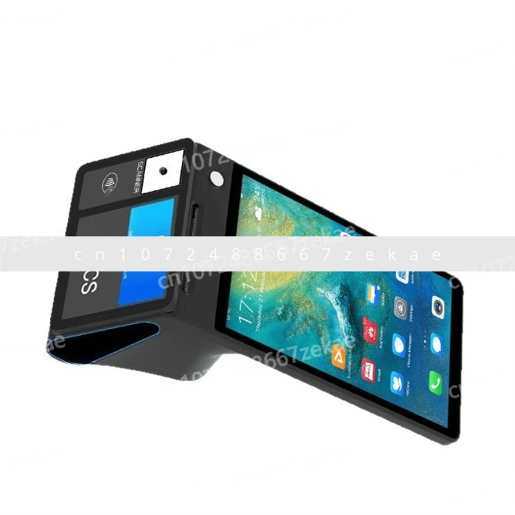 

Self-service cash register Android POS machine, movable touch screen to automatically receive orders and scan the code
