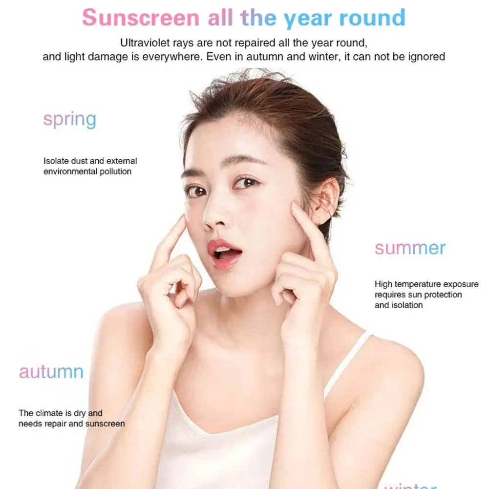 SPF50+ Waterproof Facial Body Sunscreen Whitening Sun Protective Skin Facial Protection Cream Sunblock Anti Cream Cream Sun Z6D3