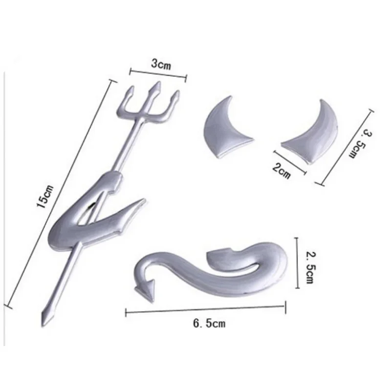 ملصقات سيارة ثلاثية الأبعاد الشيطان ملصقات سيارة معدلة الشيطان التصميم شعار السيارات شعار الشارات البلاستيكية الديكور تصفيف السيارة اكسسوارات السيارات #4